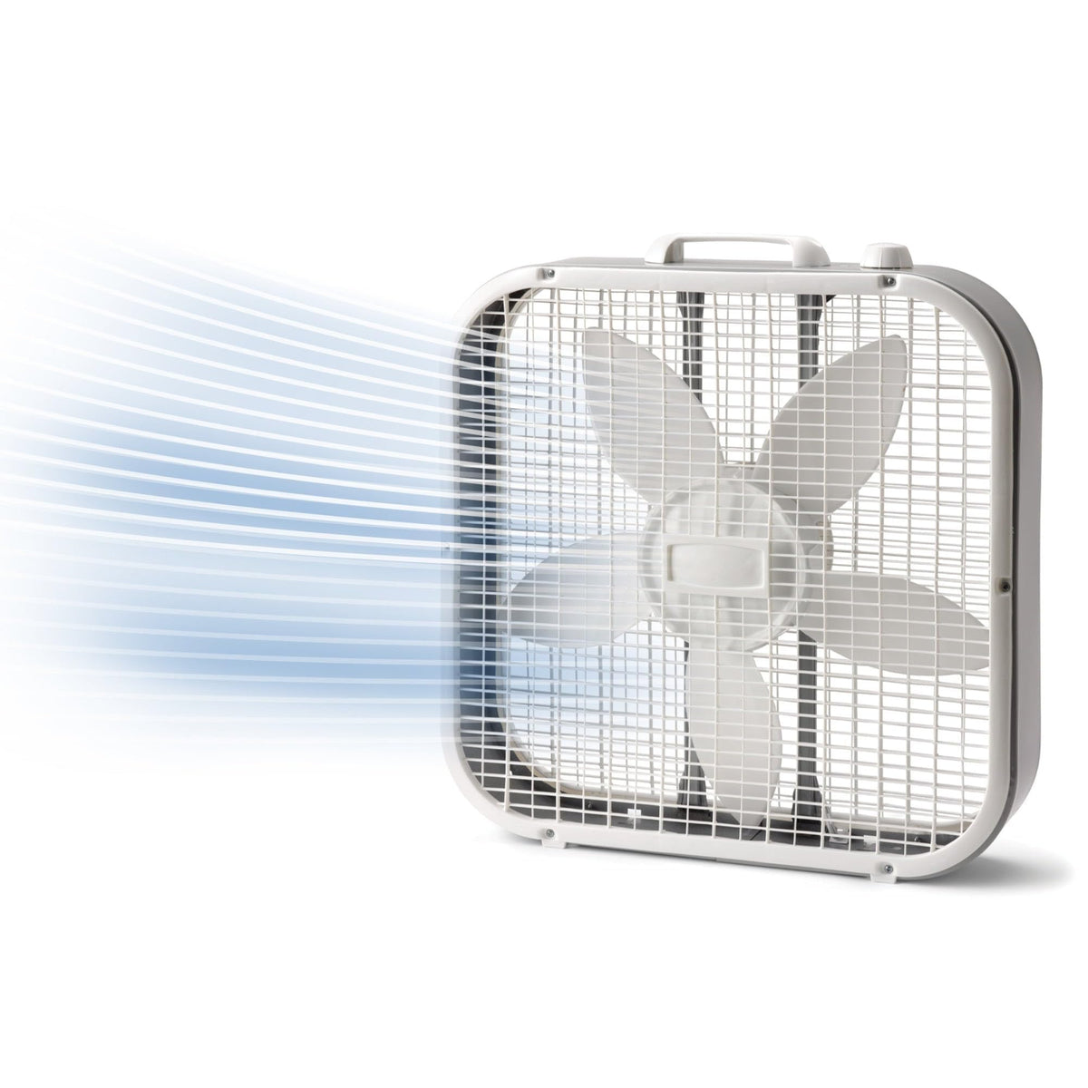 20 Inch 3 Speed White Box Fan N348