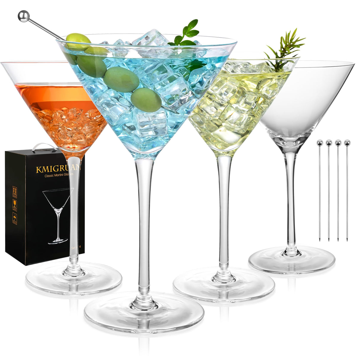 10oz Martini Glasses Set of 4 L723747