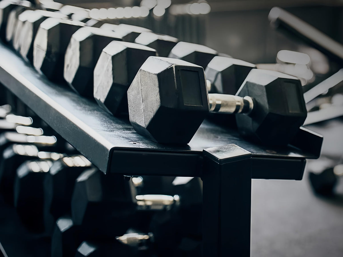 10LB Rubber Hex Dumbbells Set of 2 N8189