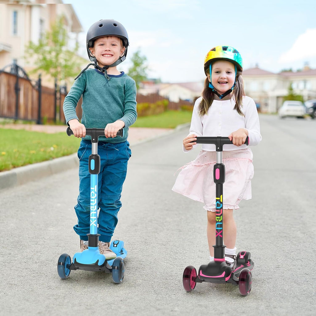 Light Up 3 Wheel Folding Kids Scooter with Adjustable Height P495