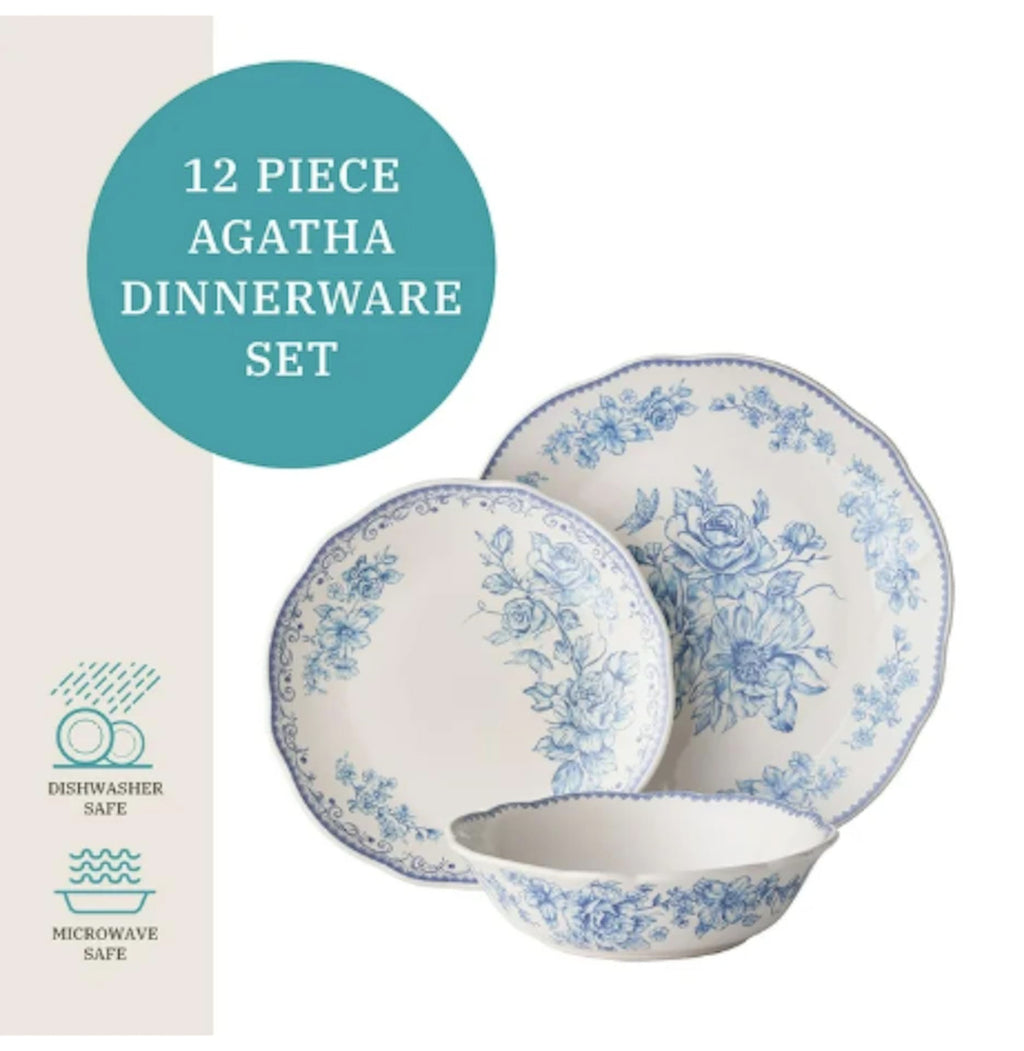 12-Piece Stoneware Dinnerware Set Y3683