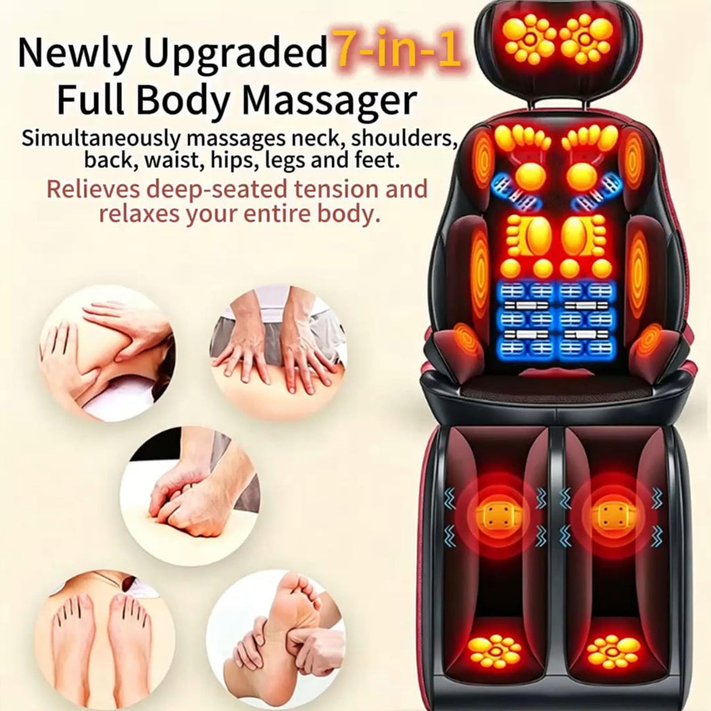 Heated Vibration Full Body Massage Mat B16217