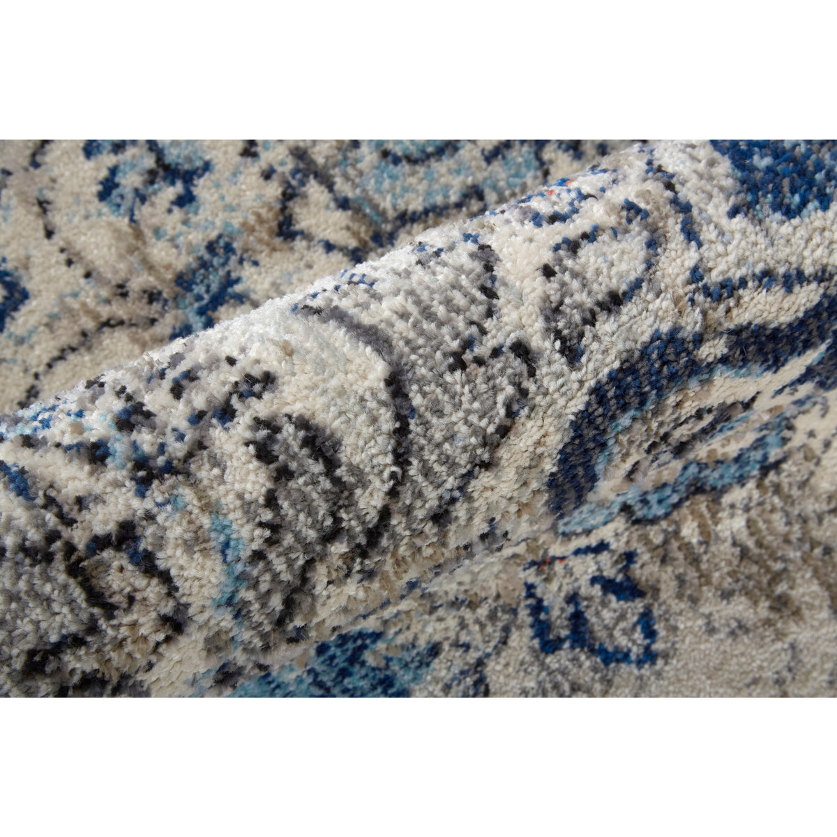 Blue/Ivory/Red Area Rug S85410