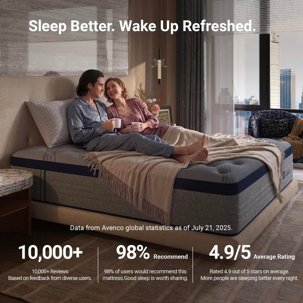 Queen 12 Inch Cooling Hybrid Mattress T5490