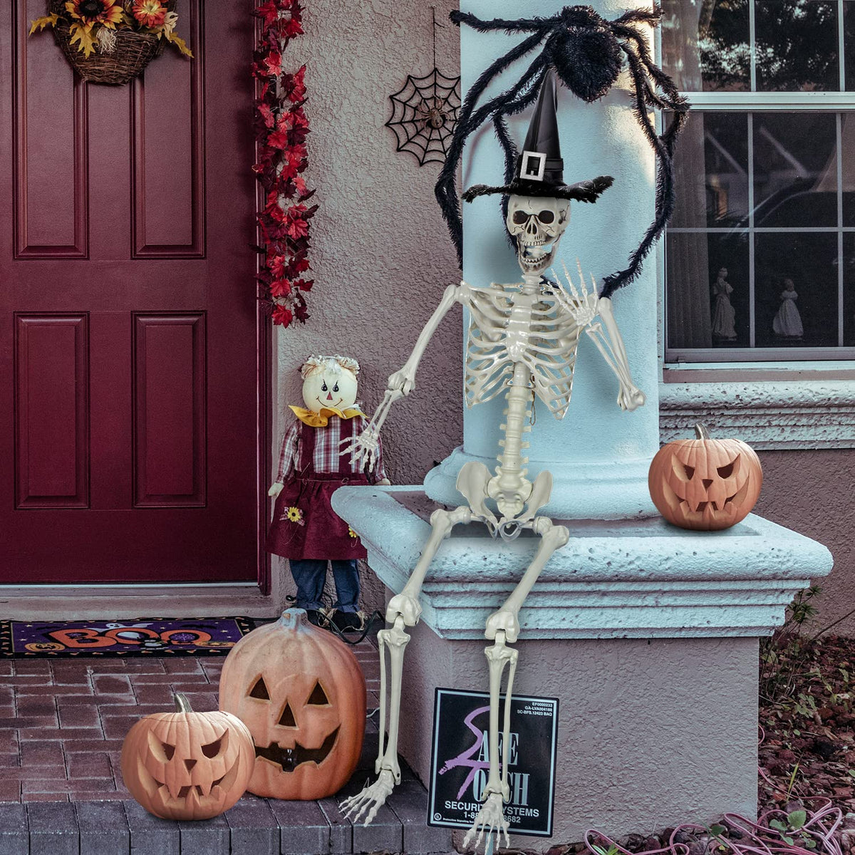 5.4ft Posable Life Size Skeleton Bones with Movable Joints U715