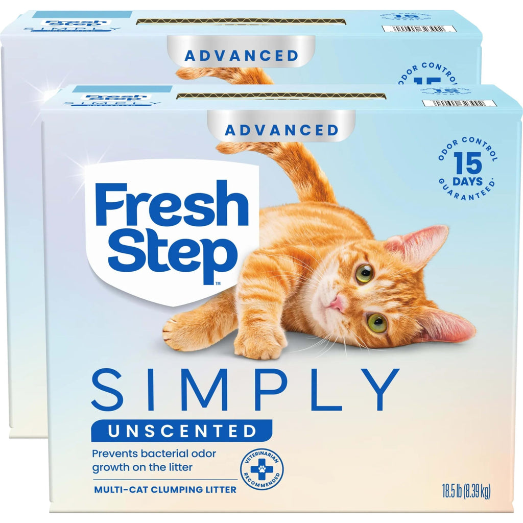 Unscented Multi Cat Clumping Litter, 18.5lb, 2Pk S9542