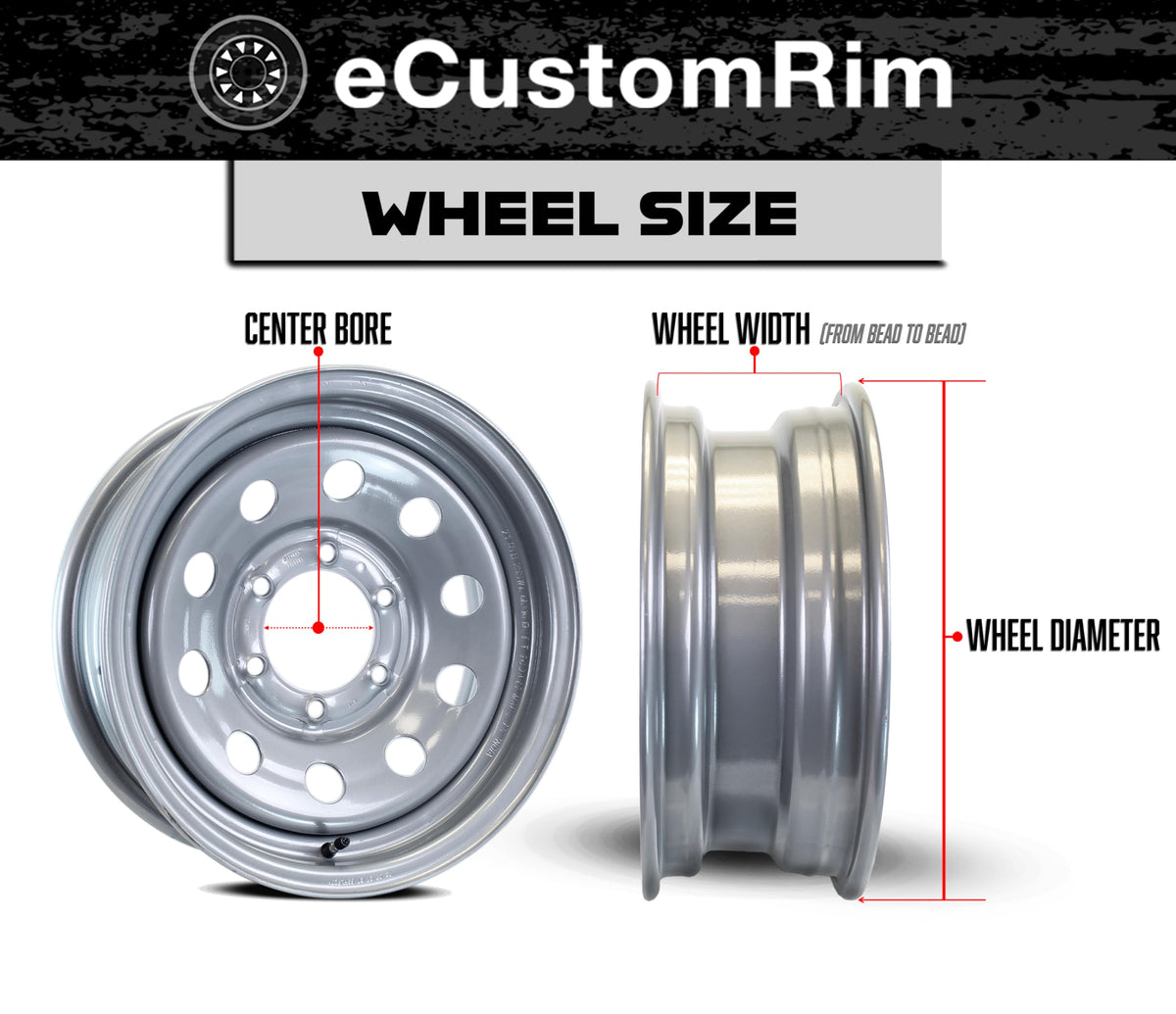 Trailer Tire Rim Assembly 5.30-12 Load C 4 Lug White I803