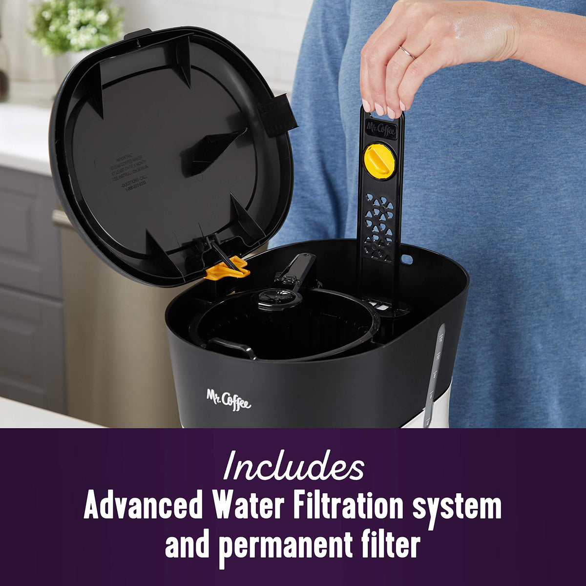 12 Cup Coffee Maker with Water Filtration H759718