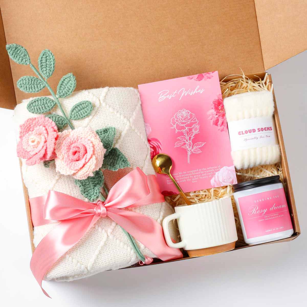 Pink Gift Basket D86441