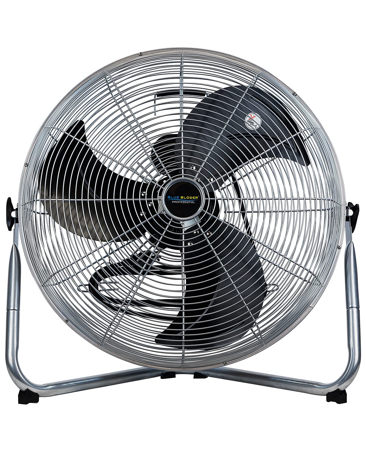 Blue 20 Inch High Velocity 4600 CFM 3 Speed Floor Fan E2562