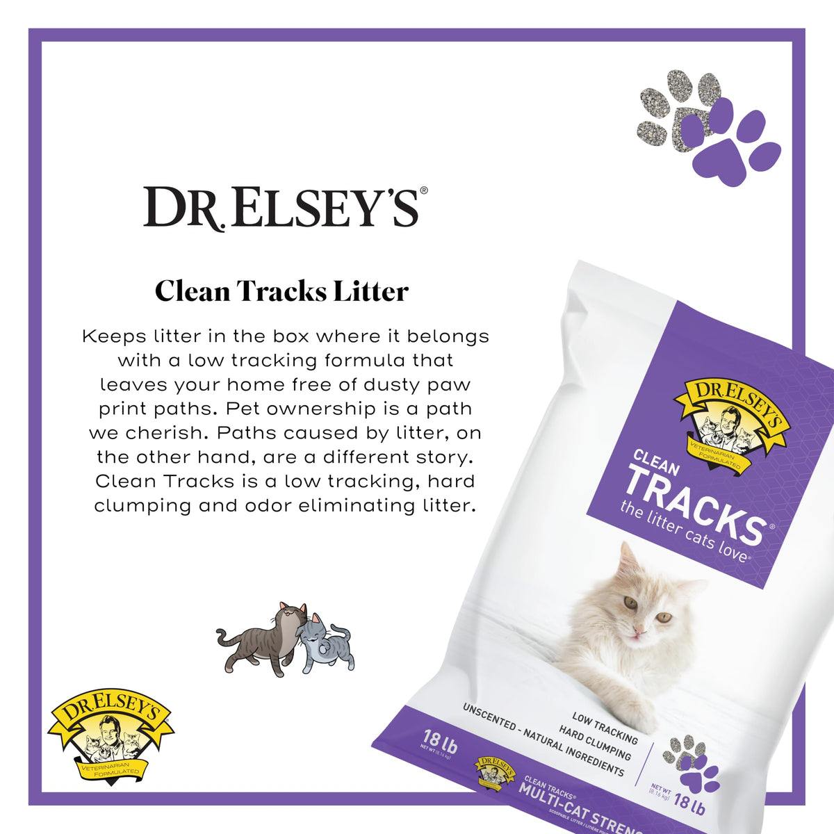 Clumping Clay Cat Litter 18 lb. Bag D257249