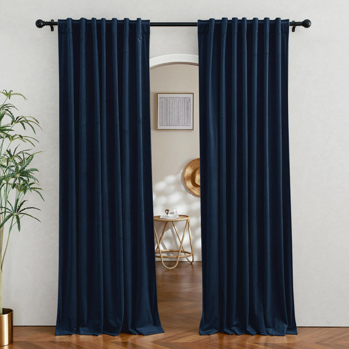 Velvet Curtains 84 inches M691
