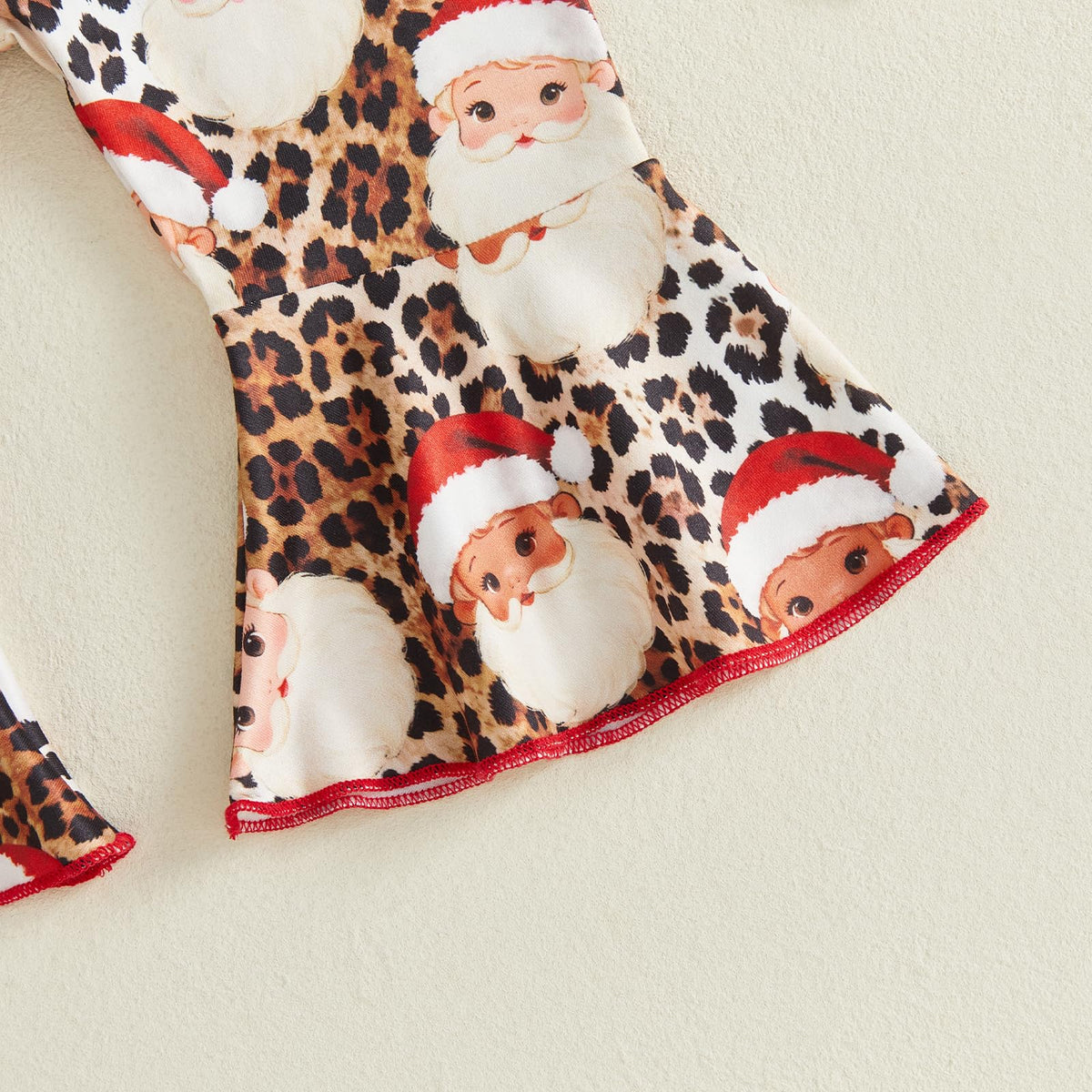 Christmas Baby Girl Outfit Romper Flared Pants Headband H76081