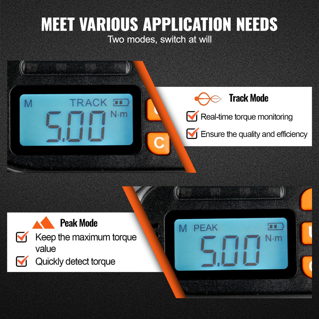 1/4" Drive Digital Torque Screwdriver with LCD, Bits & Case J841785