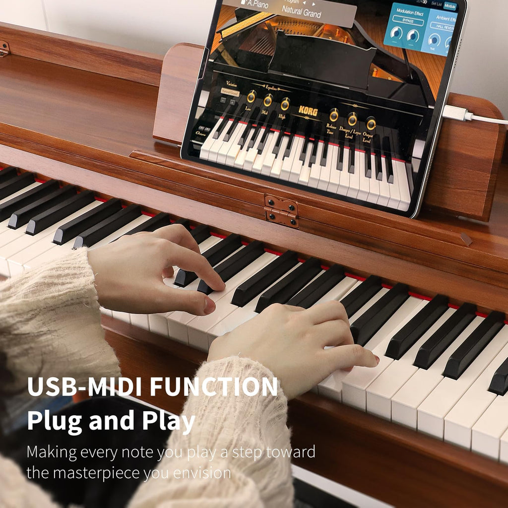 88-key Weighted Hammer-Action Digital Piano X16224