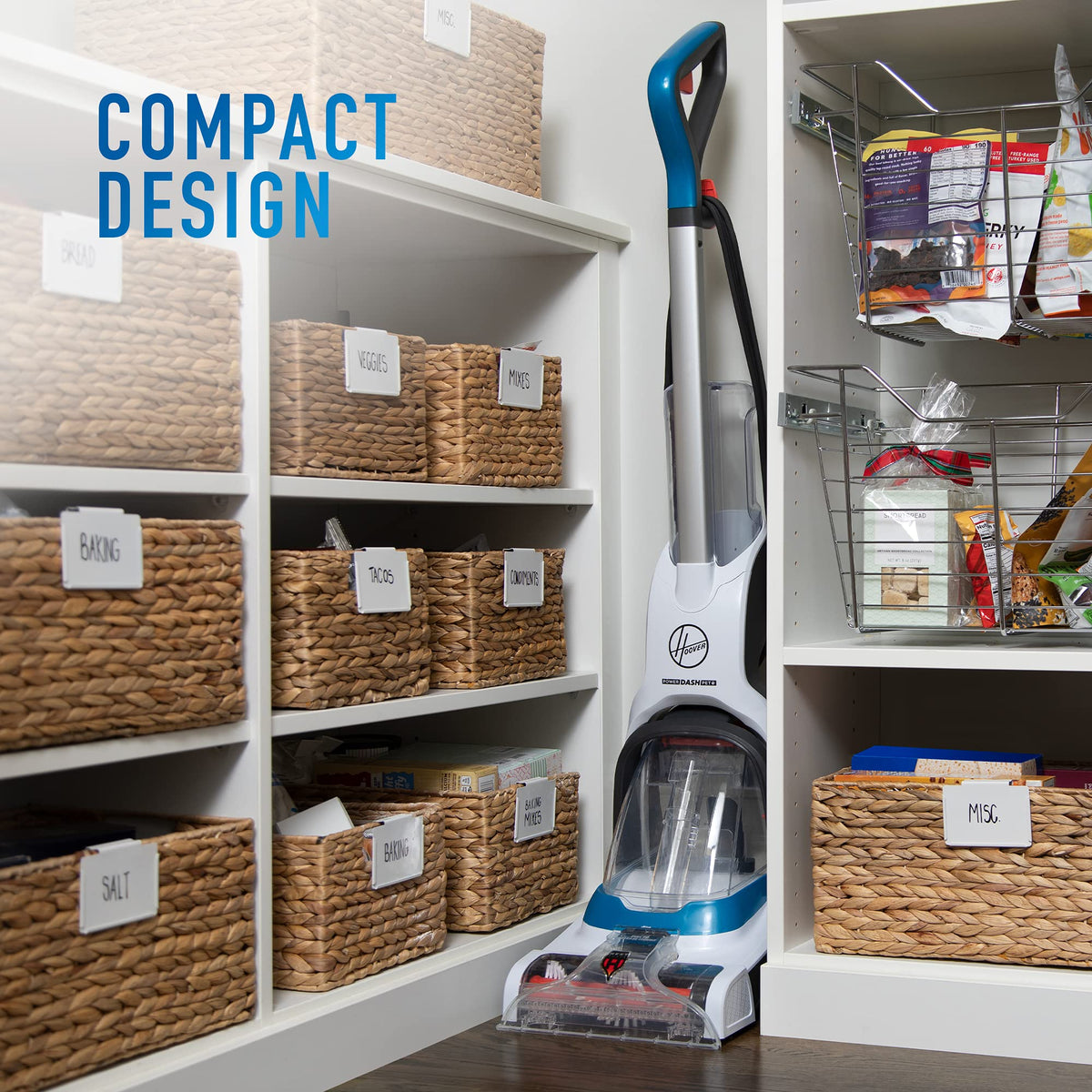 Ultra-Lightweight Compact Bagless Upright Vacuum Cleaner and Compact Carpet Cleaner M26811