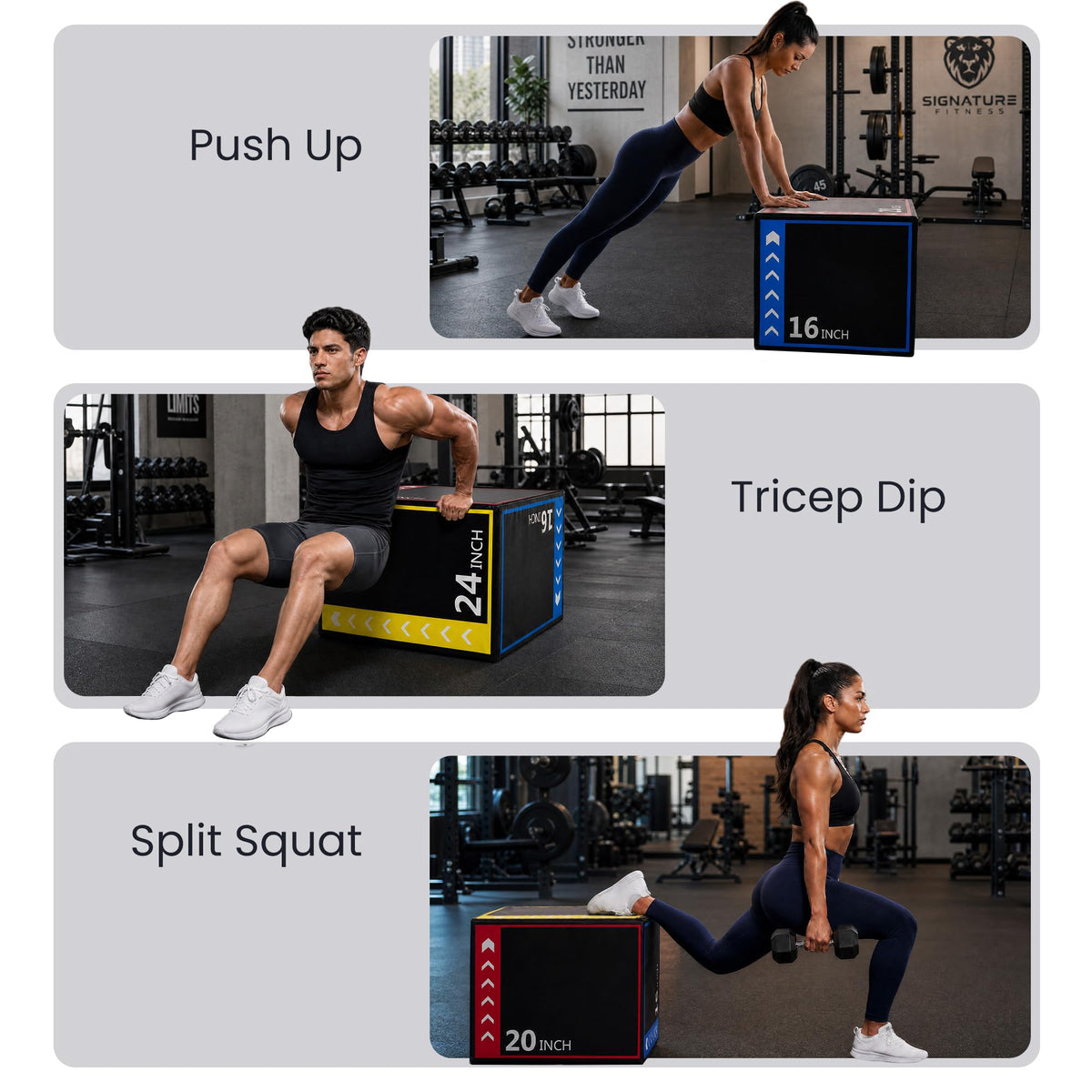 3-in-1 Foam Plyo Box U80960