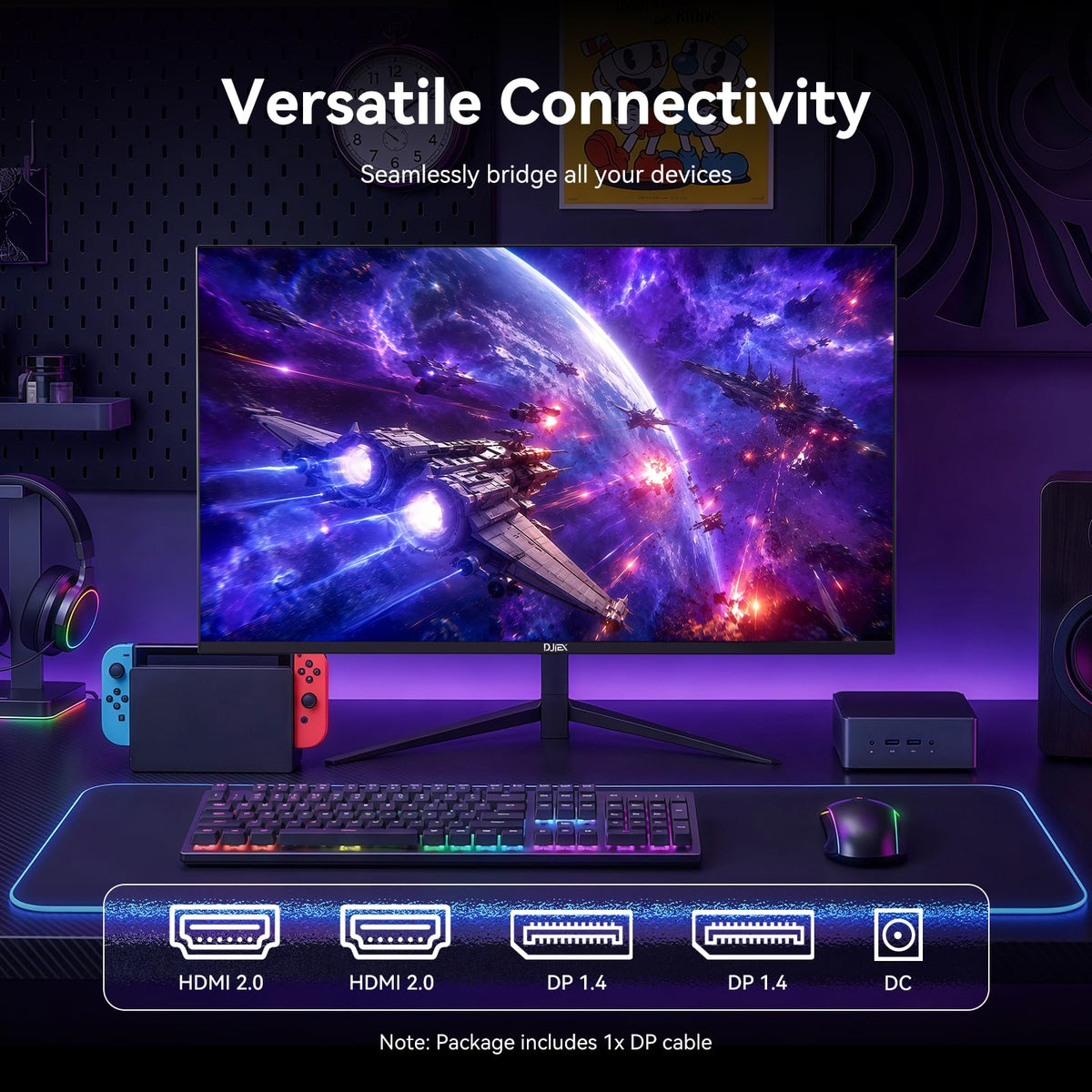 27 Inch 240Hz FHD 1080P Gaming Monitor W490