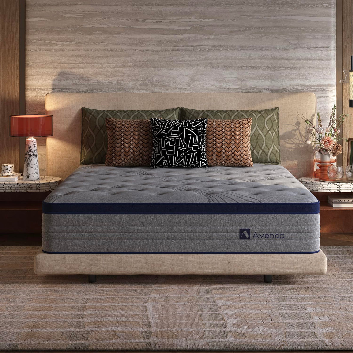 Queen 12 Inch Cooling Hybrid Mattress T5490