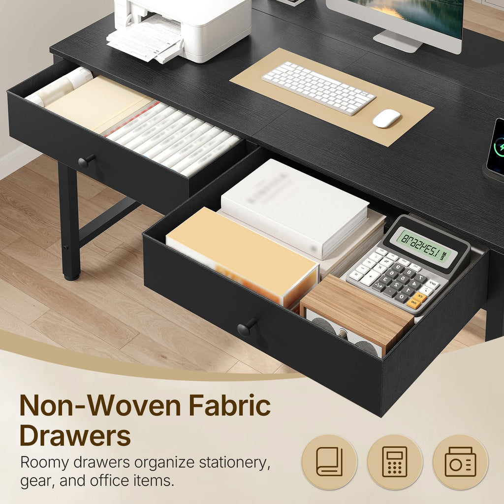 Computer Desk with Monitor Stand C422377