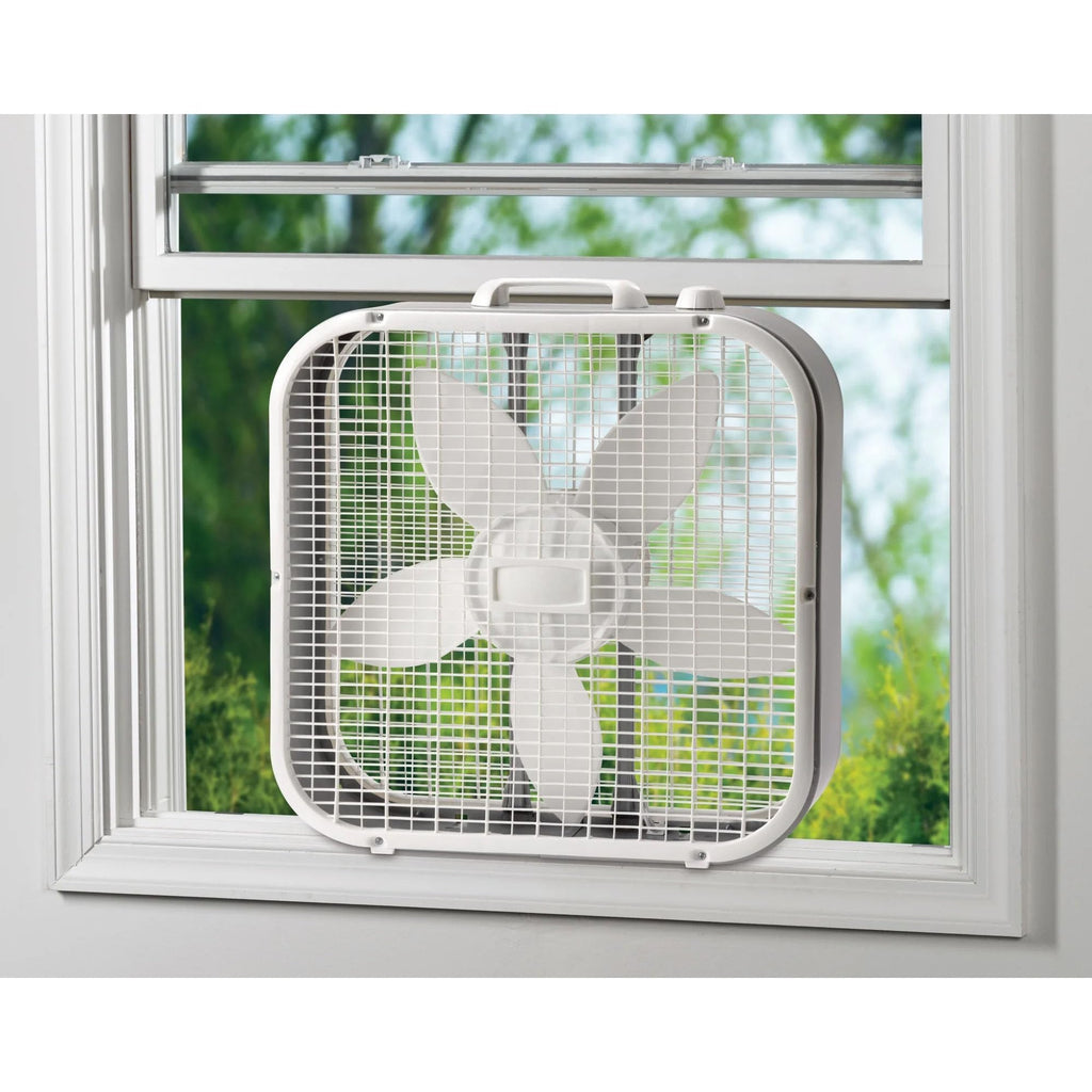 20 Inch 3 Speed White Box Fan N348