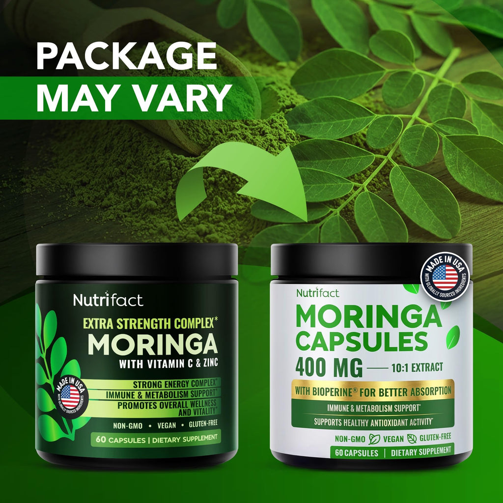 Moringa Capsules with Vitamin C, Zinc & L-Lysine E45332