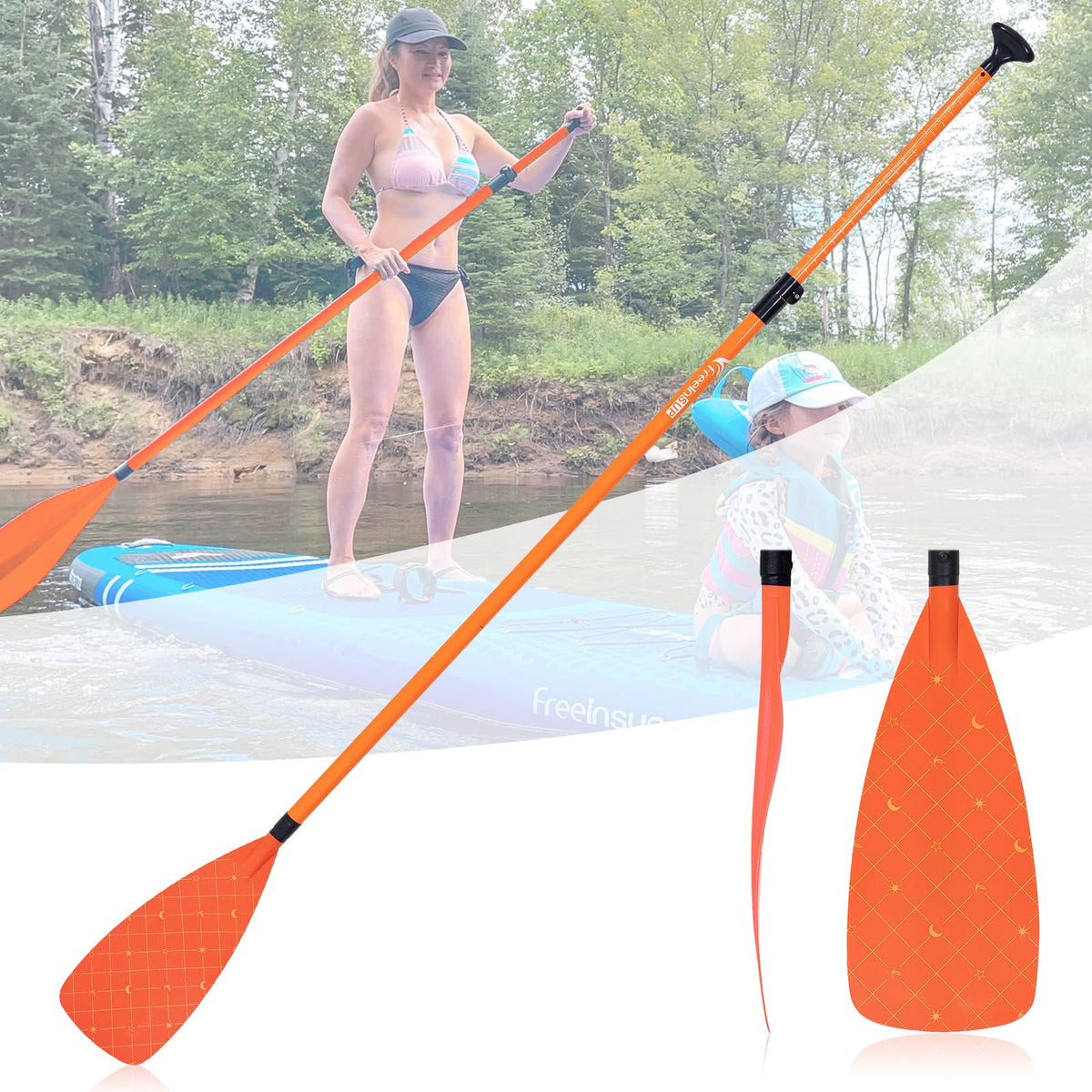 Fiberglass Paddle Board Paddle I5954