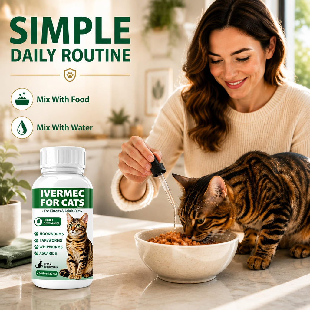 Cat Dewormer Liquid for Cats & Kittens A236931