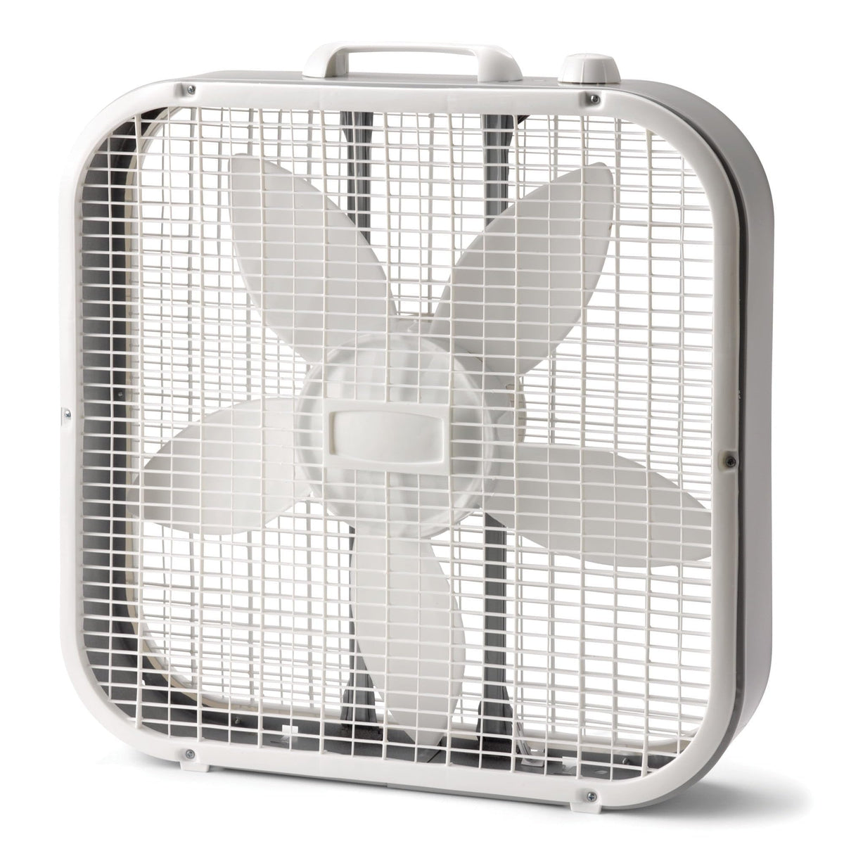 20 Inch 3 Speed White Box Fan N348