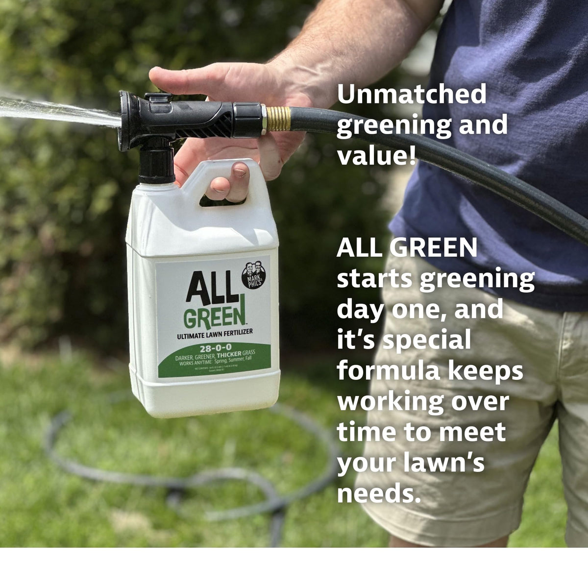 Liquid Lawn Fertilizer 28-0-0 64 oz Hose End Sprayer G44848