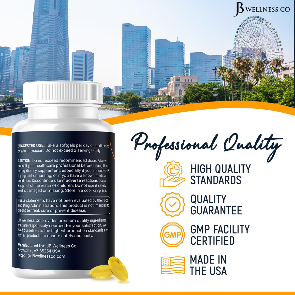 Omega 3 Fish Oil 3750 mg EPA & DHA 270 Count V620108
