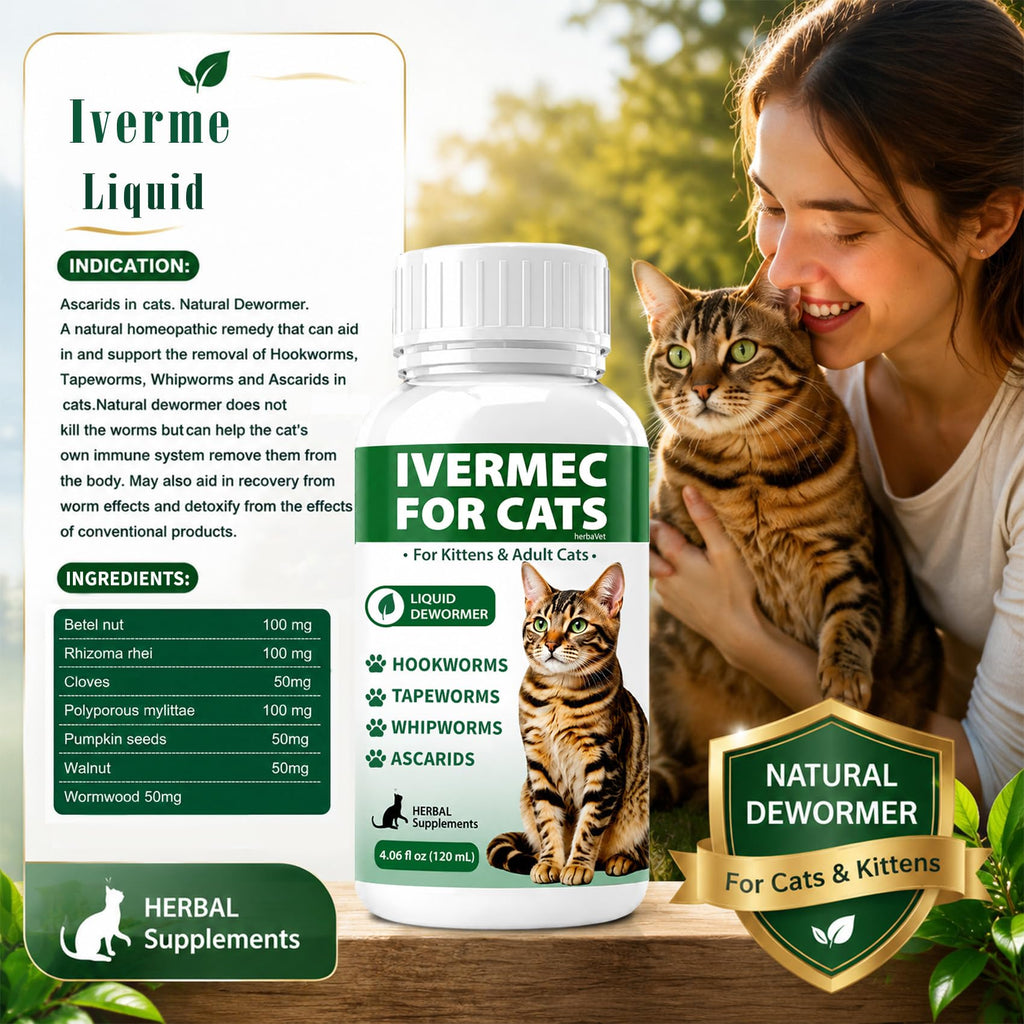 Cat Dewormer Liquid for Cats & Kittens A236931
