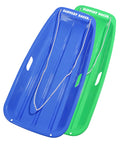Kids Plastic Snow Sled with Pull Rope and Handles C4874