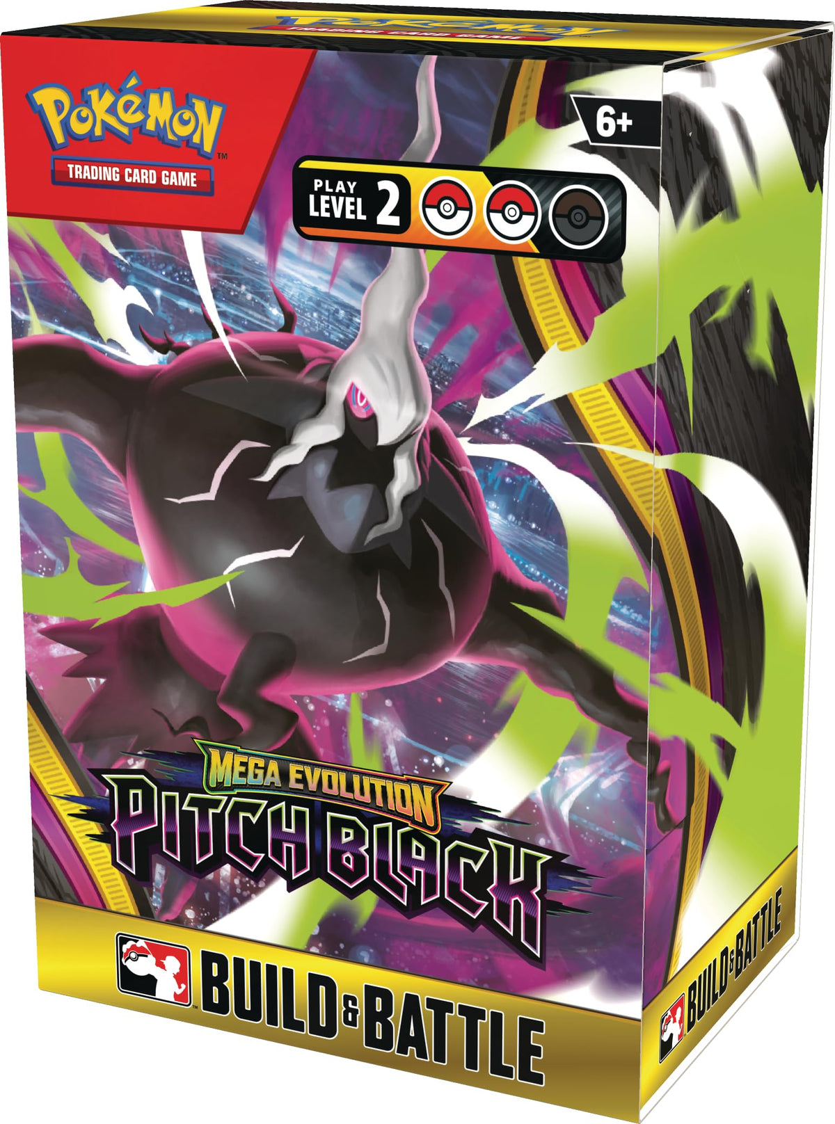 Pokémon Tcg: Mega Evolution—pitch Black Build & Battle Box P2564