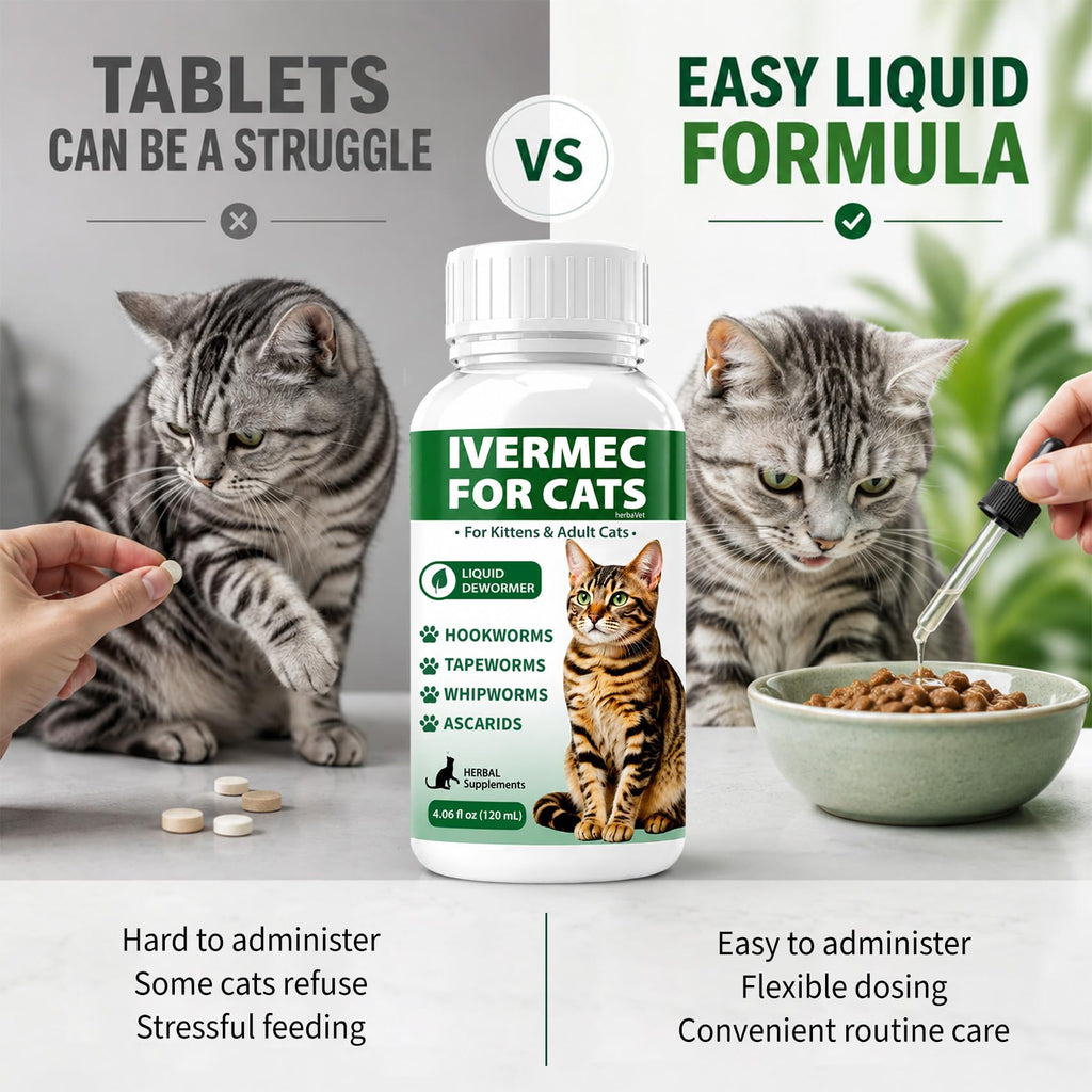 Cat Dewormer Liquid for Cats & Kittens A236931