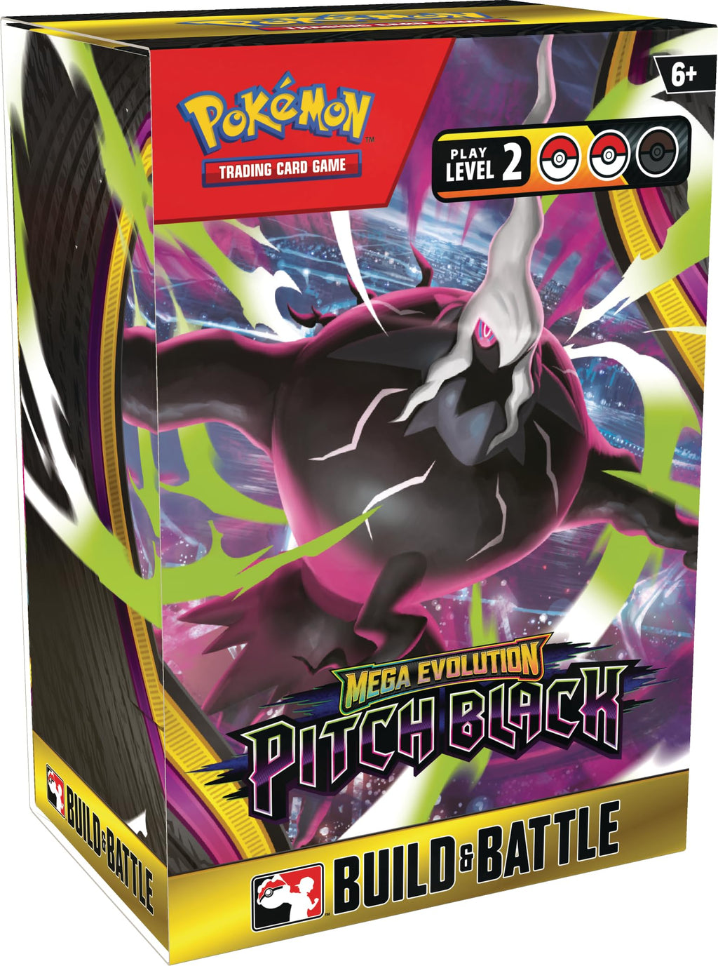 Pokémon Tcg: Mega Evolution—pitch Black Build & Battle Box P2564