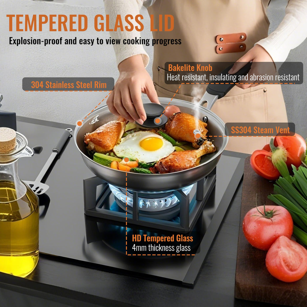 Tempered Glass Pot and Pan Lid 10.5 Inch K3005