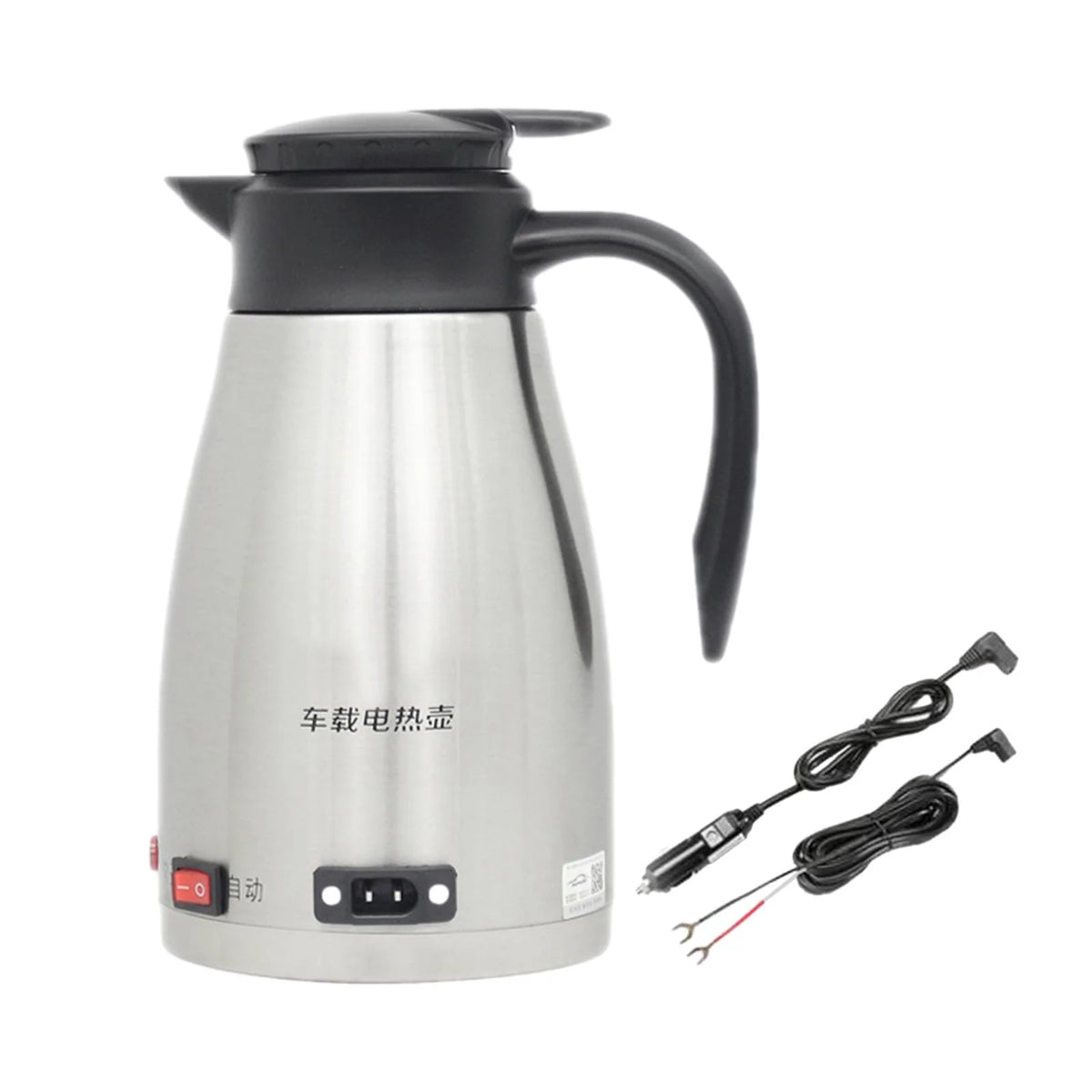 12V Stainless Steel Car Electric Kettle with Indicator Light V398404