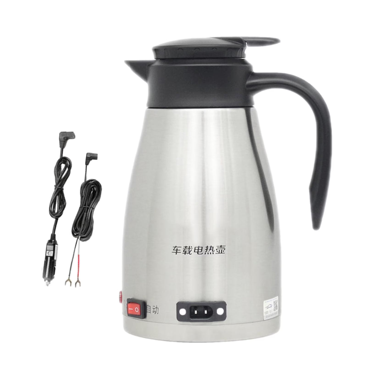 12V Stainless Steel Car Electric Kettle with Indicator Light V398404