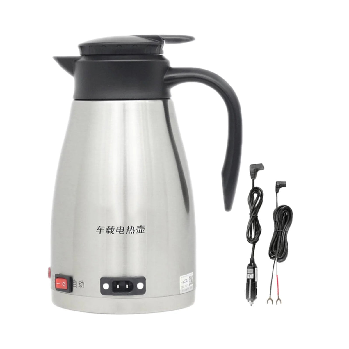12V Stainless Steel Car Electric Kettle with Indicator Light V398404