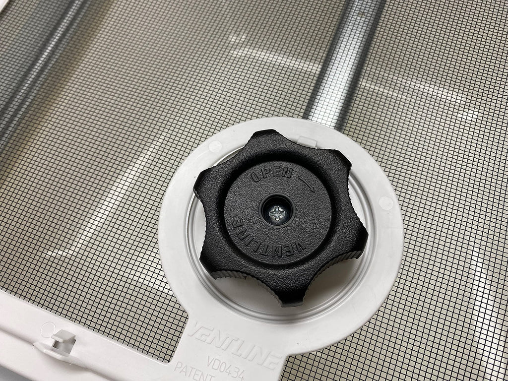 Non Powered RV Roof Vent White Lid W937373