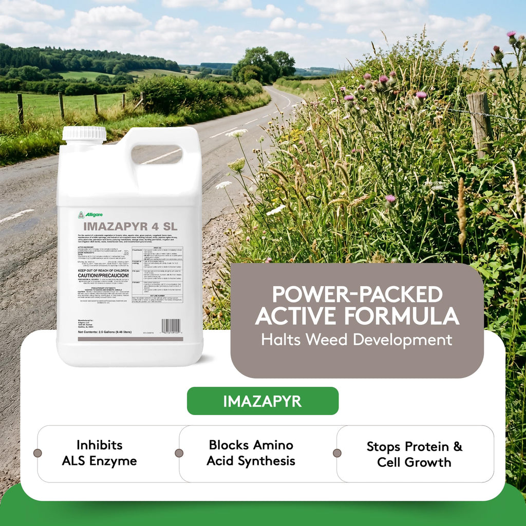 Imazapyr 4 SL Herbicide 2.5 Gallon Liquid Weed Killer B164