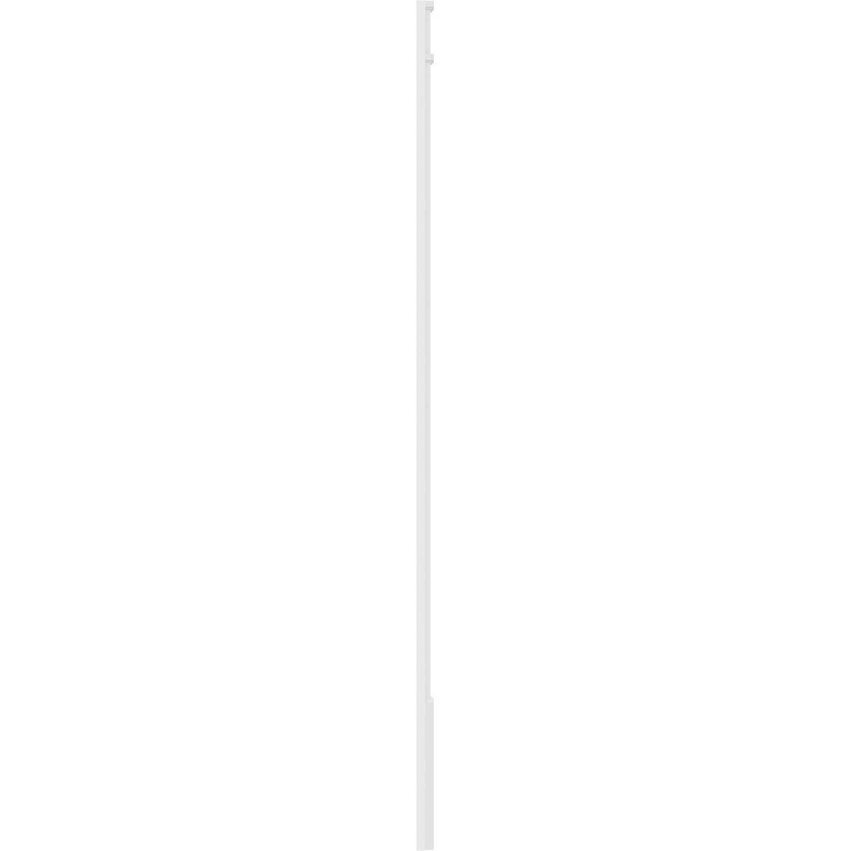 PVC Raised Panel Pilaster with Decorative Capital & Base (Pair) F574228