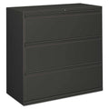 Three-Drawer Lateral File Cabinet, Charcoal X325480