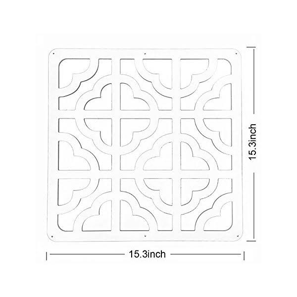 10Pieces Wood-Plastic Hanging Room Divider T52271