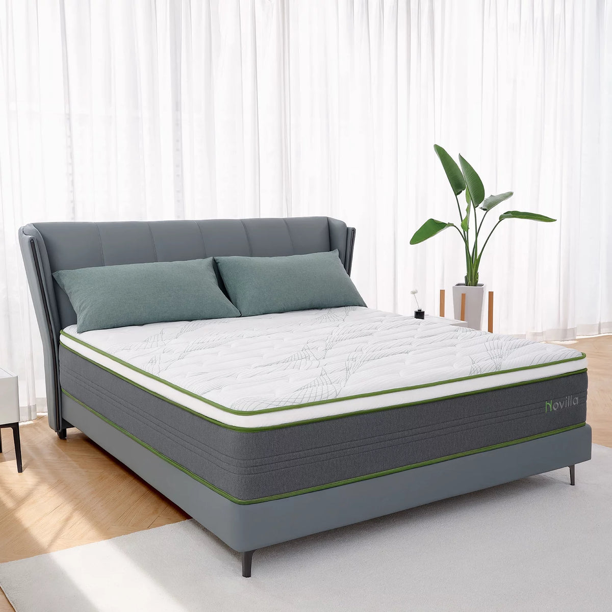 10" Memory Foam Pocket Spring Hybrid Mattress California King Size P24449
