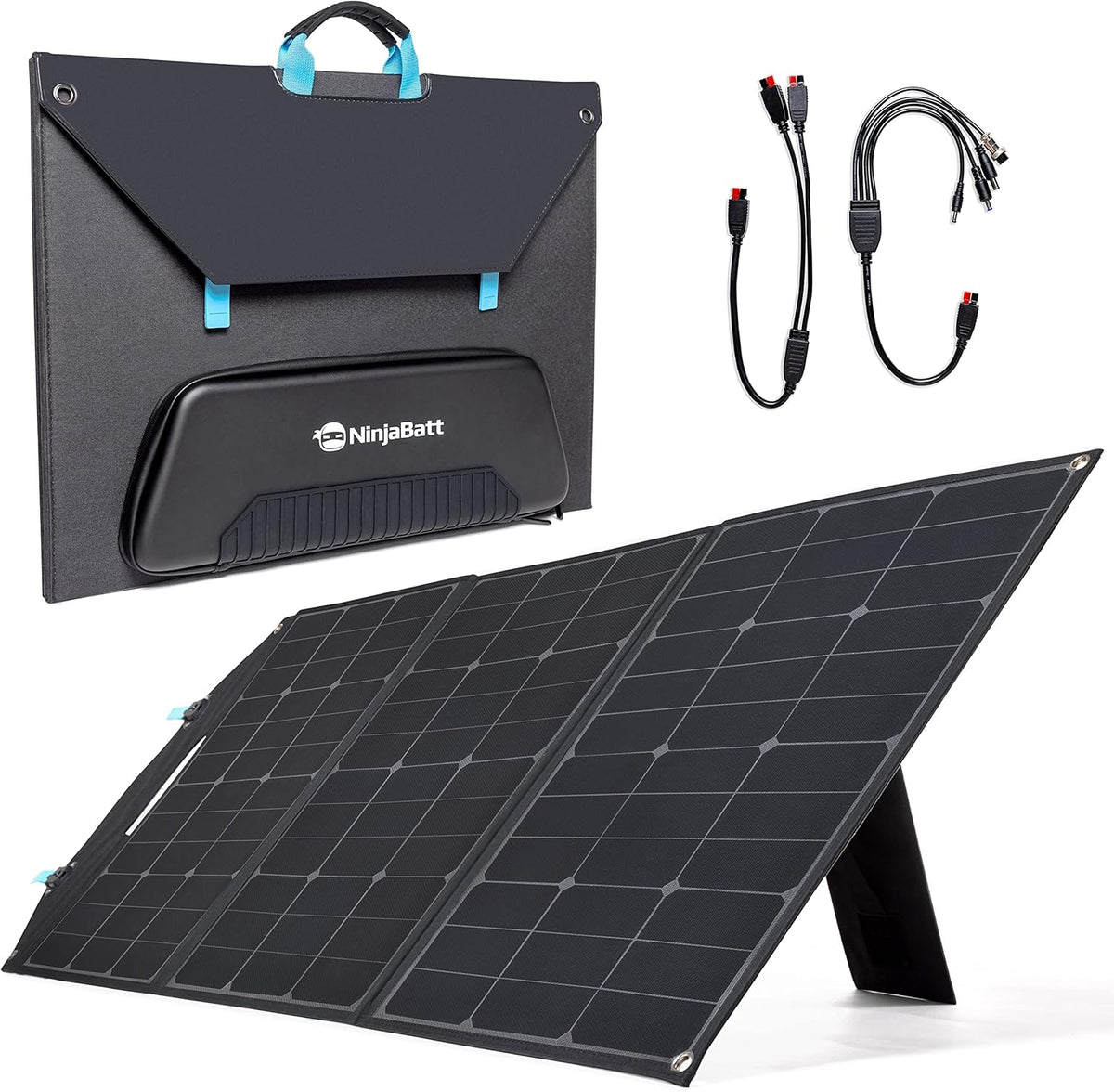 120W Foldable Portable Solar Panel with USB, Type C & DC Outputs P3125