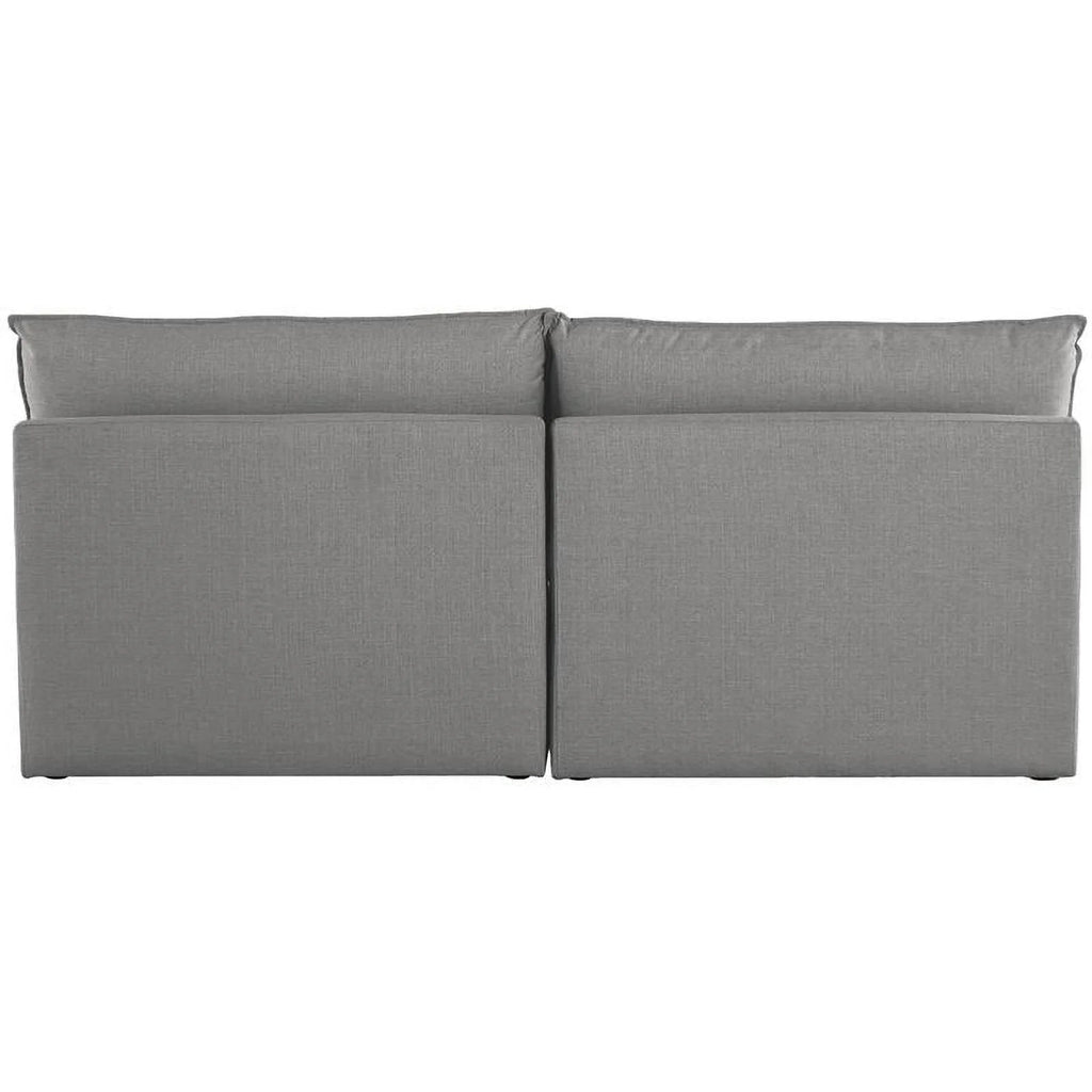 Grey Linen Textured Modular Sofa B644731