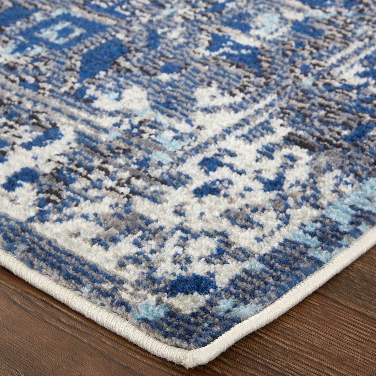 Blue/Ivory/Red Area Rug S85410