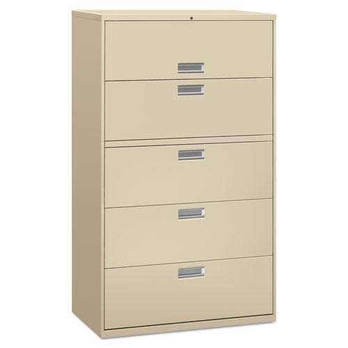 Three-Drawer Lateral File Cabinet, Charcoal X325480